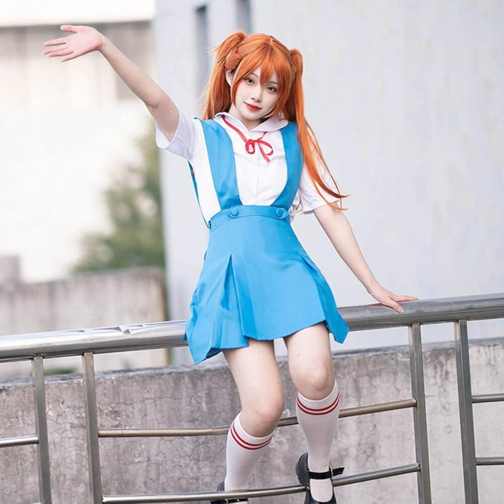 Evangelion Rei Ayanami Cosplay Costume (Size S)